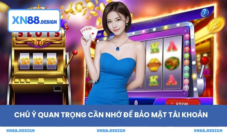 Chú ý quan trọng cần nhớ để bảo mật tài khoản
