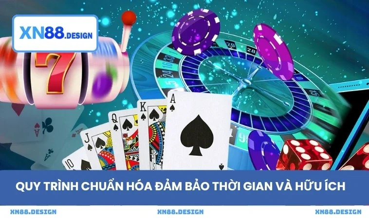 Quy trình chuẩn hóa đảm bảo thời gian và hữu ích