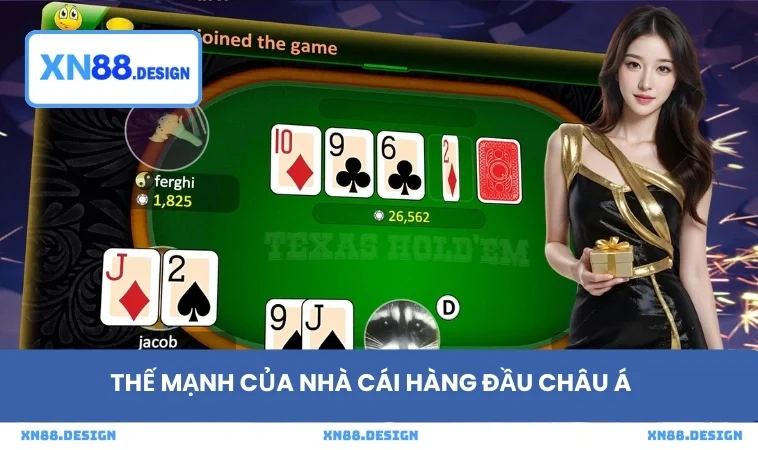 Thế mạnh của nhà cái hàng đầu Châu Á